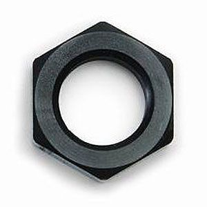 Russell 661903 bulkhead nuts -08 an 3/4 x 16 thread black anodized finish