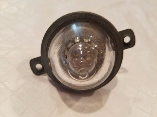 Vintage gm license plate light and lens cowles 063