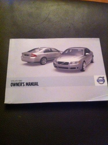 2009 volvo s80 owners manual