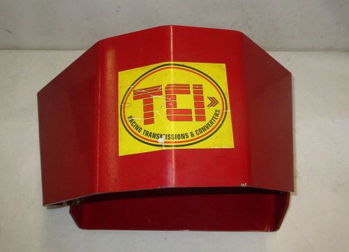 Tci auto transmission shield case aluminum red mopar gtx cuda  727 j10016