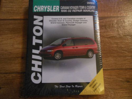 New chilton repair manual: chrysler caravan/voyager/town&amp;country 1996-02 #20302