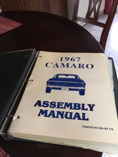 1967 chevrolet camaro assembly manual