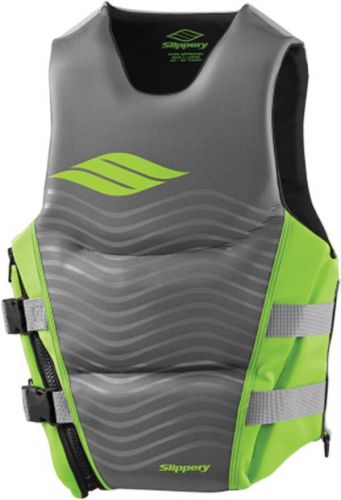 Slippery array side entry neo mens watercraft jetski vest-gray-2xl