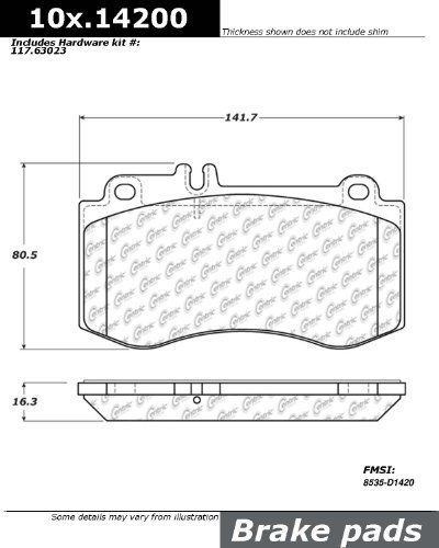 Posiquiet semi met pads