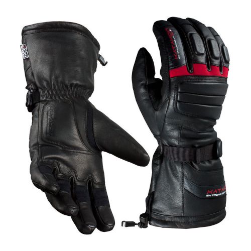 Katahdin apex leather winter gloves red 3xl