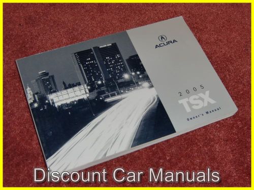 ★★ 2005 acura tsx owners manual l@@k 05!! ★★