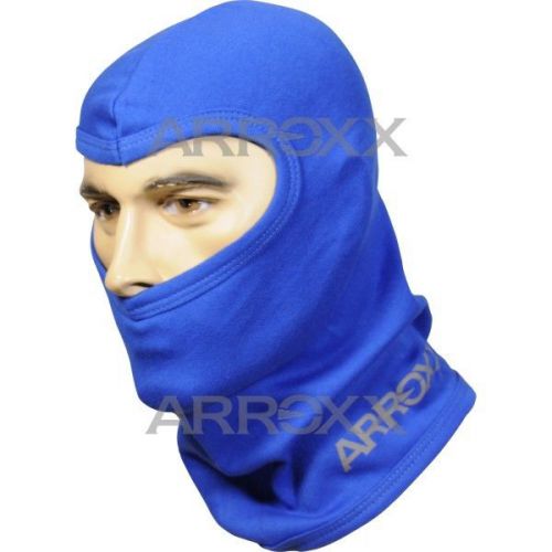 (new) arroxx balaclava head sock,(3) pcs blue in color.race kart,vintage kt100