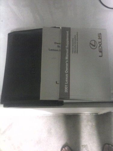 2001 lexus gs430 gs300 owners manual 01 set  with case