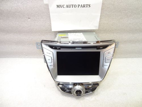 2010 2011 2012 hyundai elantra navigation am/fm/cd/satellite bluetooth unit oem