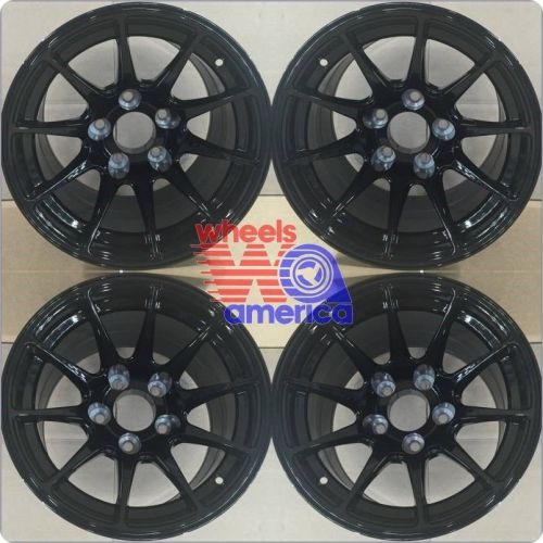 Set of 4 ta2 gt1 gt2 p5 alloy race wheel 15x10 5x5 5&#034; back spacing scca asa