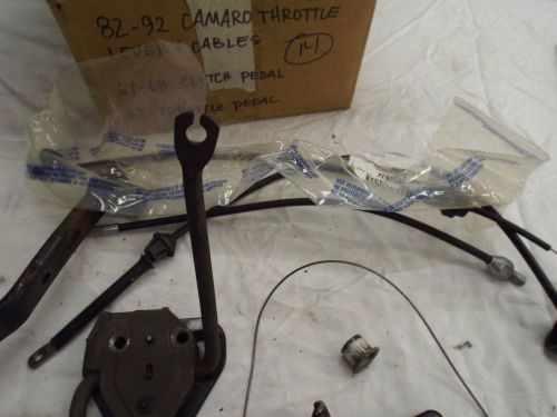 1982-1992 camaro firebird trottle cable and pivot assy