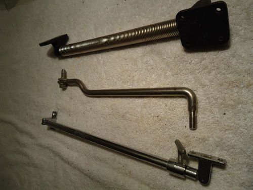 Boat hatch door spring support rod stainless ?  boat parts look