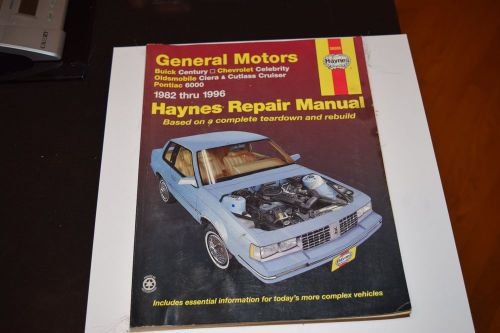 General motors haynes repair manual, 1982-1996