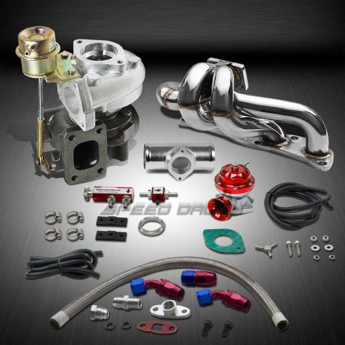 T25/t28 td04 250hp+boost 6pc turbo charger+manifold kit for skyline/silvia ca18