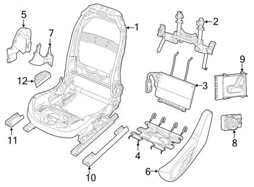 Chrysler oem jeep seat track cover 1xt01lu5ab image 10