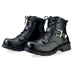 Z1r trekker mens leather boot black