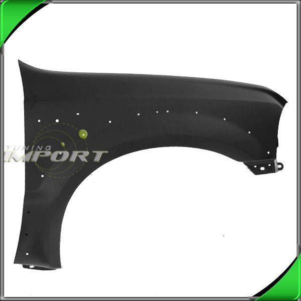 2005-2007 ford f-super duty right front fender primed black steel replacement rh