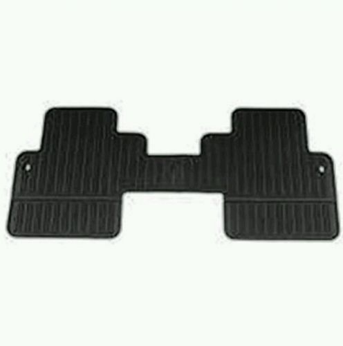 22890453 2nd row premium all weather (black) floor mat (capt chairs) for enclave