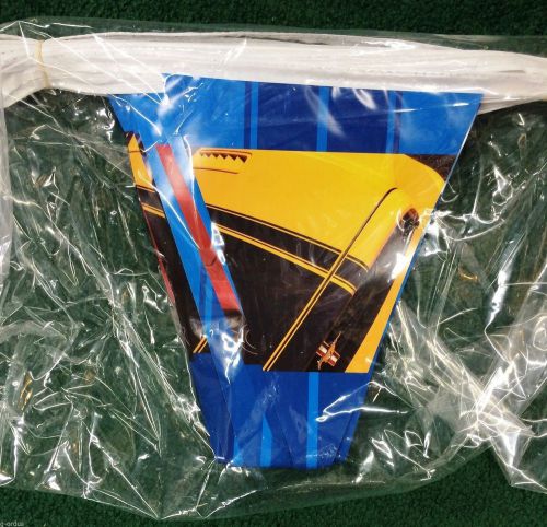 New unopened ford mustang 50th anniversary 50 foot long pennant flags!