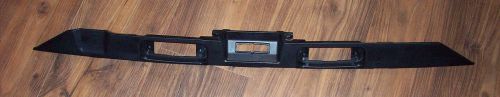 Genuine subaru outback rear gate garnish license plate trim trunk light moulding