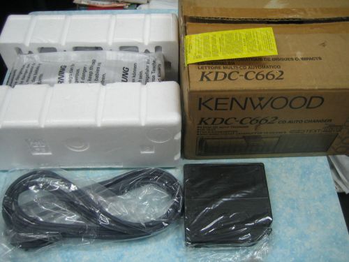Brand new kenwood kdc-c662 6 cd compact disc changer for head unit new in box