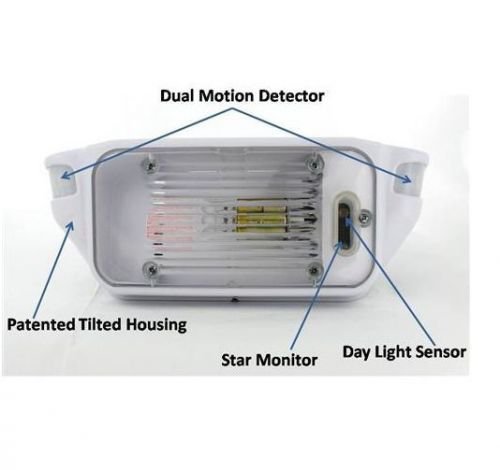 Motion sensor porch light for rv / motorhome / fifth wheel (white)