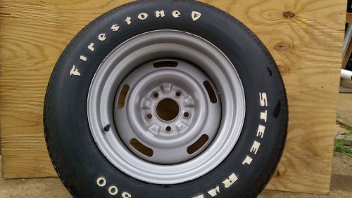 Original never been mounted 1973 corvette firestone gr-70-15 spare tire