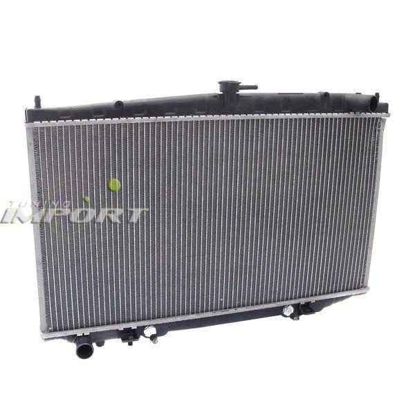 1993-1997 nissan altima ka24de 2.4l a/t 1-row aluminum cooling core radiator+toc