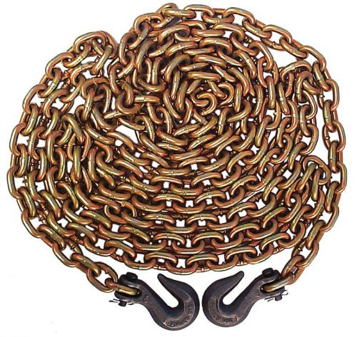Grade 70 - 3/8&#034; x 20&#039; chain with clevis hooks