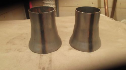 Hooker headers reducer cones weld on 3&#034; to 2 1/4&#034; gasser rat rod