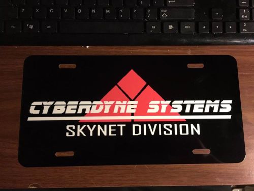 Cyberdyne systems license plate