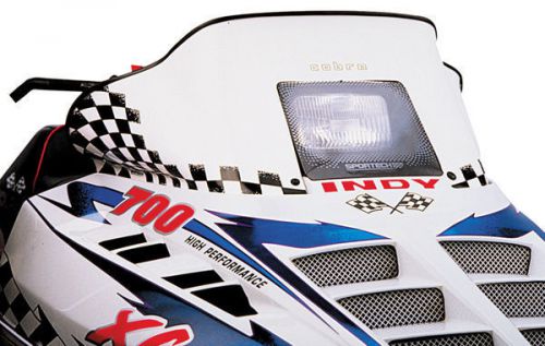 Powermadd - 11123 - cobra windshield, 11.5in. - white/black checks