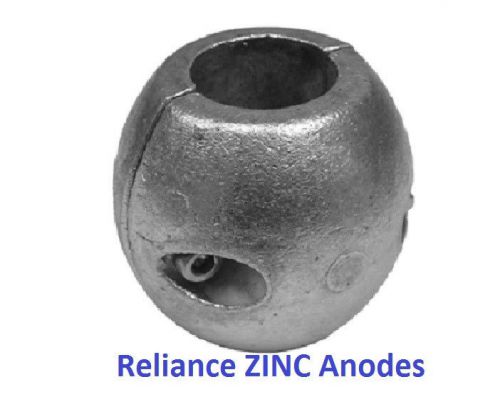 Reliance shaft collar anode 1 1/8&#034; zinc boat shaft collar anode new (lots sizes)