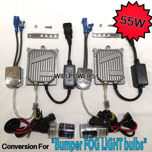 55w h11 canbus c2 hid xenon kit fog lights 07-15 for outlander 6000k 8000k