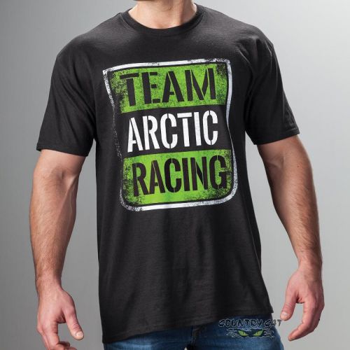 Arctic cat men&#039;s team arctic racing cotton t-shirt - black - 5279-27_