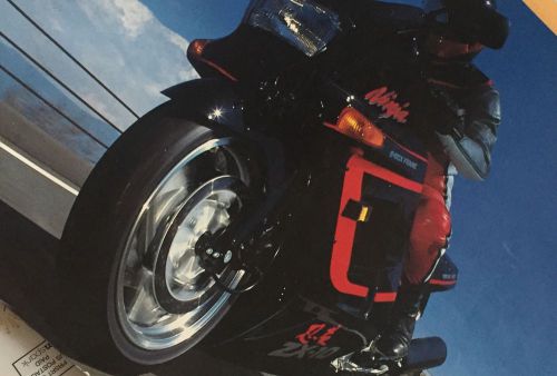 1989 kawasaki ninja zx-10   zx1000-b2 fold out sales brochure