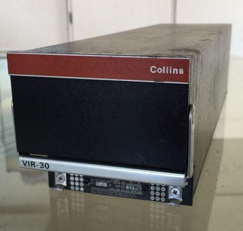 Collins vir-30a vor/loc/gs receiver p/n: 622-0876-001