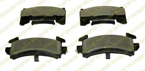 Monroe cx988 brake pad or shoe, front-monroe ceramics brake pad