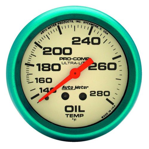 Auto meter 4541 ultra-nite; oil temperature gauge