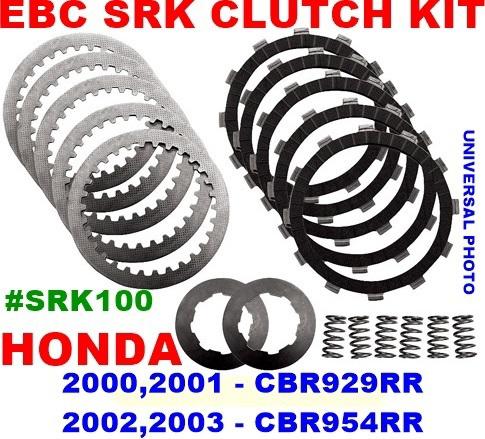 Ebc srk clutch kit honda 2000,2001 cbr929rr & 2002,2003 cbr954rr #srk100