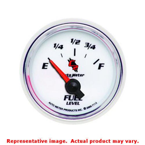 Auto meter 7113 c2 series bright anodized 2-1/16&#034; (52.4mm) range: empty/full fi