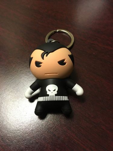 Brand new marvel comics punisher 3-d car truck house figural keychain