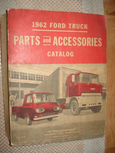 1962 ford truck parts catalog original fomoco book rare numbers book f series ++