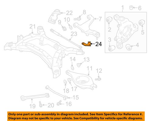 Nissan oem 2015 370z rear suspension-lateral strut bracket left 554f16ga0a