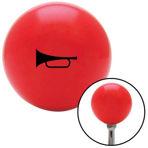 Black automotive horn red shift knob with m16 x 1.5 insertknob aftermarket