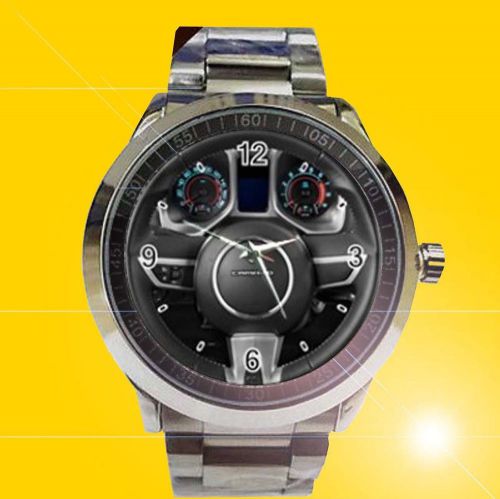 New item chevrolet camaro 2 door coupe 1ss steering wheel   wristwatches