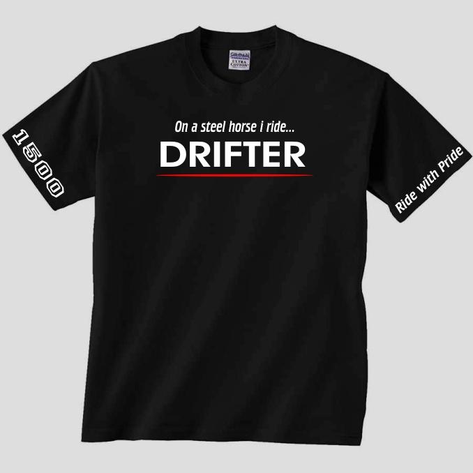 Kawasaki / vulcan / drifter / 800 / 1500 motorcycle great looking...nice t-shirt