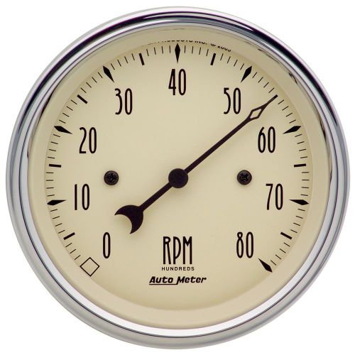 Auto meter 1890 antique beige; electric tachometer