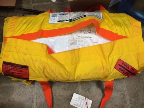 Winslow model slso 8 man emergency inflatable life raft- never used
