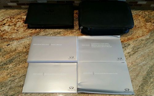 2009 infinity fx50 / fx35 owners manual w/ case